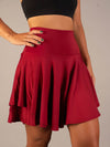 Jupe évasée avec shorts intégrés - tenueactive respirante pour activité décontractées et sportives