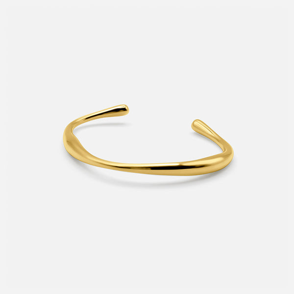 Bracelet jonc doré pour femmes - un accessoire raffiné pour vos soirées
