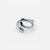 Bague en argent pour femmes au design artistique - accessoire sculptural moderne pour toutes les occasions