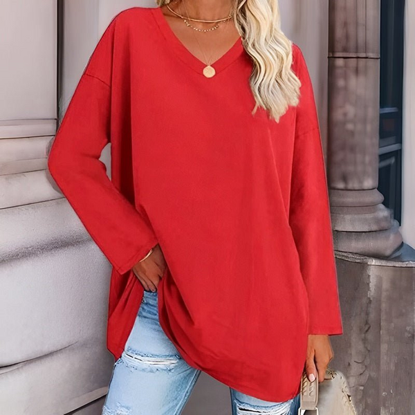 Pull à manches longues pour femmes - coupe décontractée, style casual pour le quotidien - tissu doux, polyvalent pour toutes les occasions