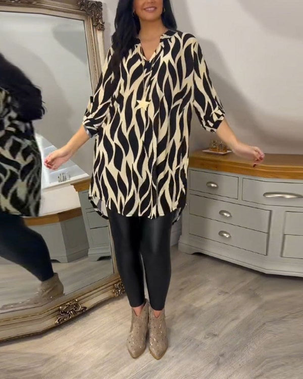 Robe chemise longue - blouse polyvalente et stylée pour femmes