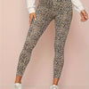 Leggings taille haute à imprimé léopard - leggings de sport pour femmes aux couleurs variées
