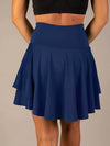 Jupe évasée avec shorts intégrés - tenueactive respirante pour activité décontractées et sportives