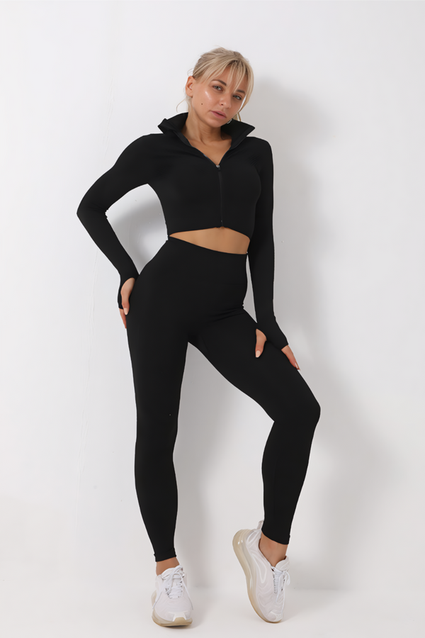 Ensemble de sport 3 pièces pour femmes - brassières tendance et vêtements légers pour le fitness