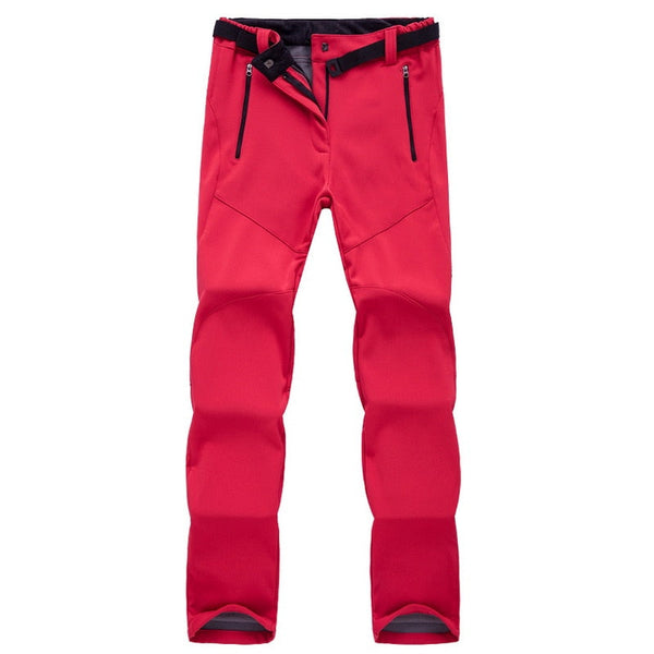 Pantalons de sport softshell pour femme - des trousers élégants et résistants pour vos aventures hivernales
