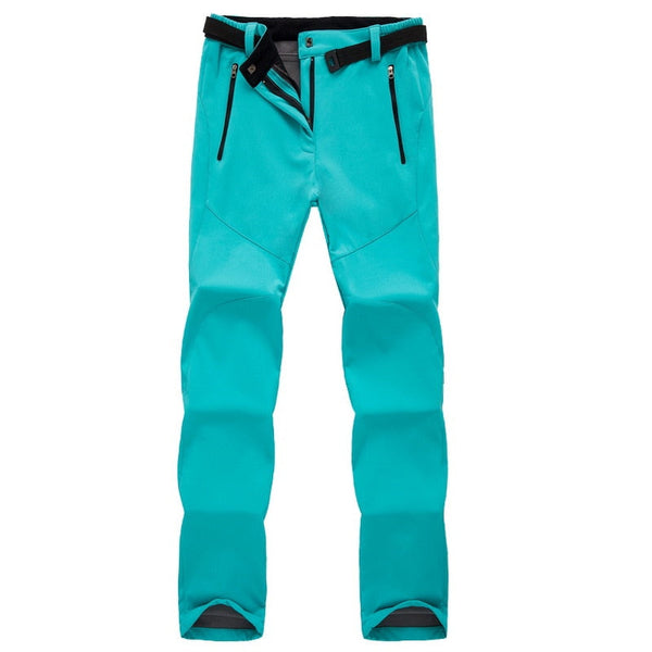 Pantalons de sport softshell pour femme - des trousers élégants et résistants pour vos aventures hivernales