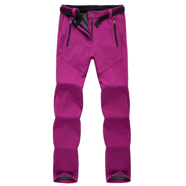 Pantalons de sport softshell pour femme - des trousers élégants et résistants pour vos aventures hivernales