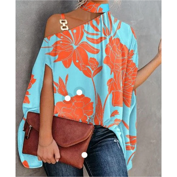 Blouse tendance à épaules dénudées pour femmes - top léger pour vos sorties quotidiennes