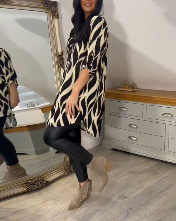 Robe chemise longue - blouse polyvalente et stylée pour femmes