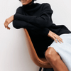 Pull turtleneck surdimensionné pour femmes en tricot premium - pour un layering décontracté en automne et hiver