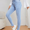 Jean skinny - pantalons en denim taille haute flatteurs