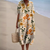 Robe d'été fleurie - robe de plage à coupe décontractée pour femmes