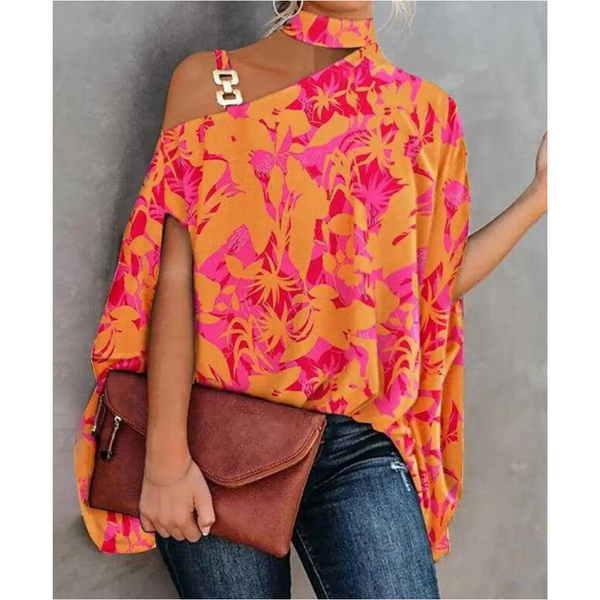 Blouse tendance à épaules dénudées pour femmes - top léger pour vos sorties quotidiennes