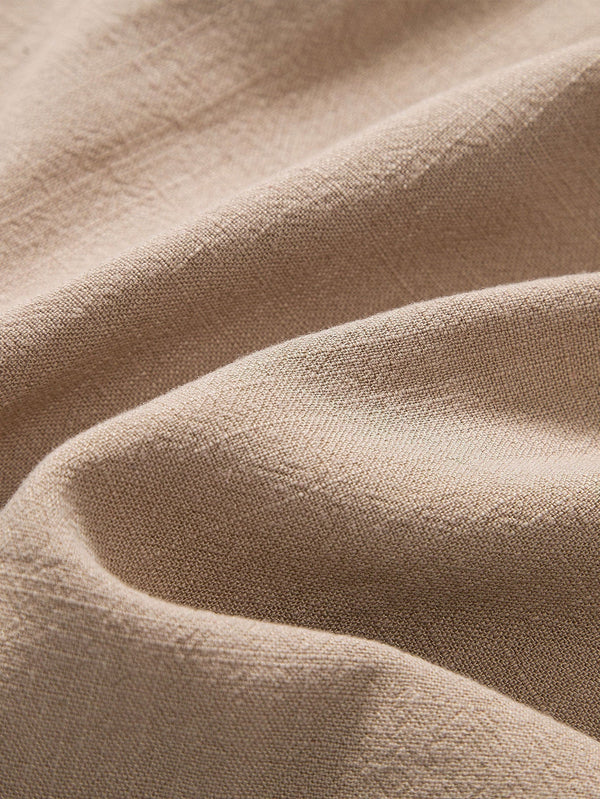 Ensemble chemise et pantalon en lin - look décontracté et polyvalent pour femmes