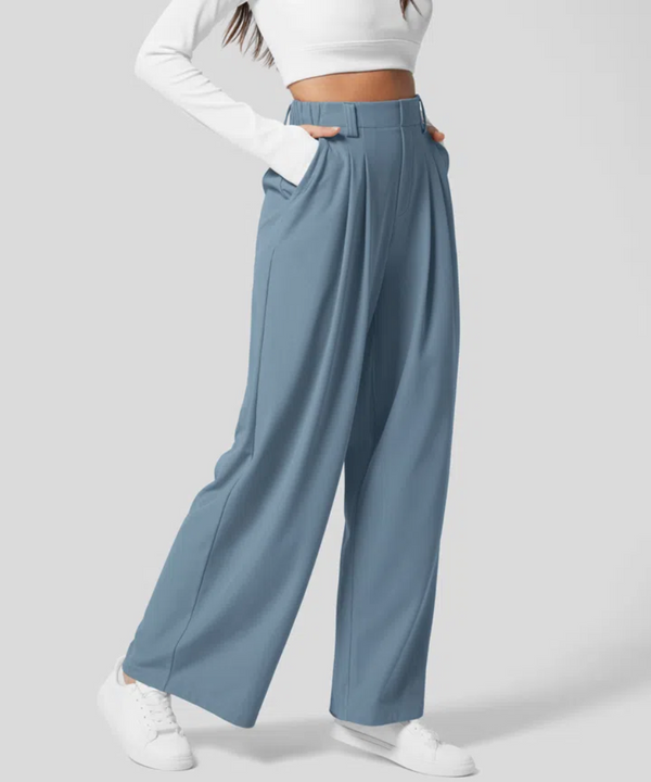 Pantalon taille haute femme - un élégant choix pour le bureau et les sorties décontractées