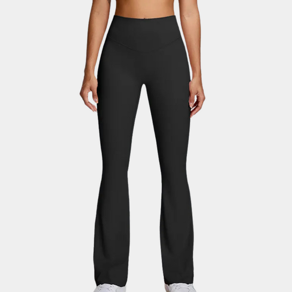 Leggings évasés pour femmes - trousers de yoga taille haute confortables pour un style de vie actif