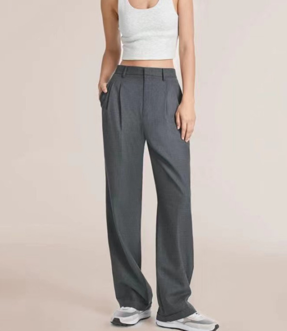 Pantalons larges pour femmes - style taille haute élégant pour une allure sophistiquée