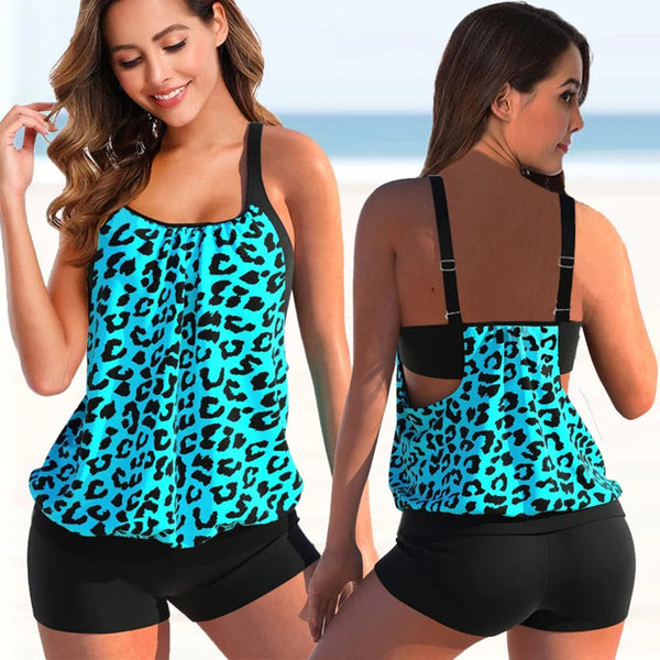 Tankini femme - maillot de bain chic avec bretelles ajustables