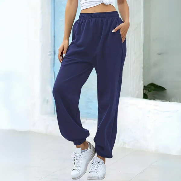 Pantalons de jogging femme en tissu doux - loungewear décontractée pour le quotidien