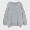 Sweatshirt oversized femme en tricot doux - pull décontracté pour vos sorties et moments de détente