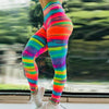 Leggings taille haute à motifs - pantalons de sport tendance pour femmes actives