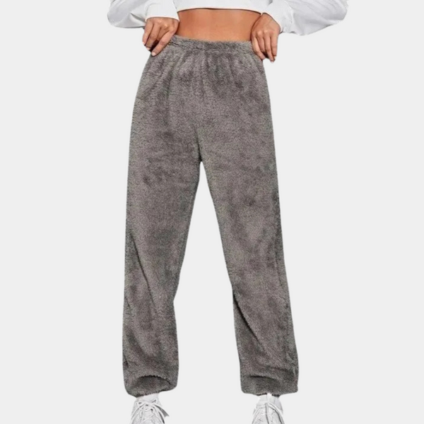 Pantalons de lounge en molleton doux pour femmes – style décontracté pour les soirées à la maison ou les sorties