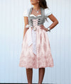 Robe tracht traditionnelle - élégante dirndl avec tablier