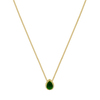 Collier pendentif pierre décorative pour femmes - bijou en or élégant pour occasions spéciales