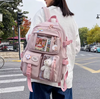 Sac à dos transparent pour femmes - sac pratique pour vos sorties décontractées