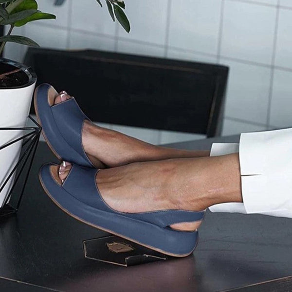 Sandales à talons compensés pour femmes - design chic et plateforme pour un style quotidien - chaussures élégantes et confort adaptées