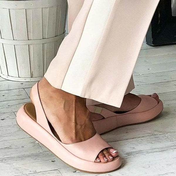 Sandales à talons compensés pour femmes - design chic et plateforme pour un style quotidien - chaussures élégantes et confort adaptées