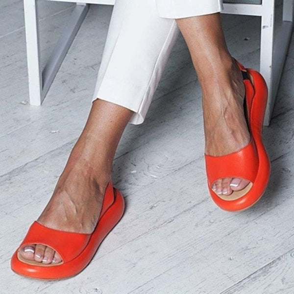 Sandales à talons compensés pour femmes - design chic et plateforme pour un style quotidien - chaussures élégantes et confort adaptées