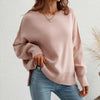 Sweatshirt oversized femme en tricot doux - pull décontracté pour vos sorties et moments de détente