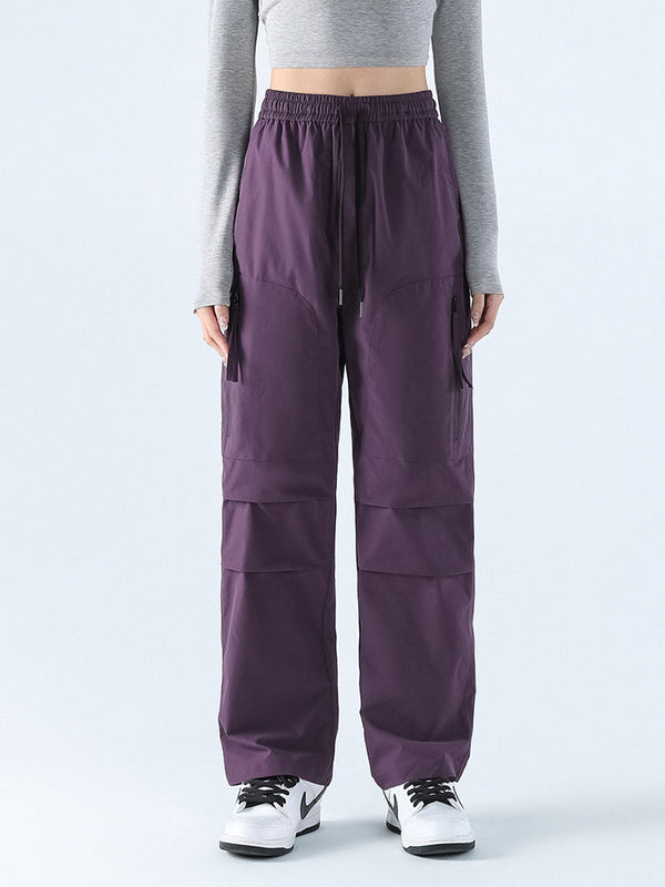 Pantalons cargo femme ajustés pour un look décontracté - pantalons robustes avec plusieurs poches