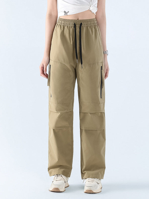 Pantalons cargo femme ajustés pour un look décontracté - pantalons robustes avec plusieurs poches