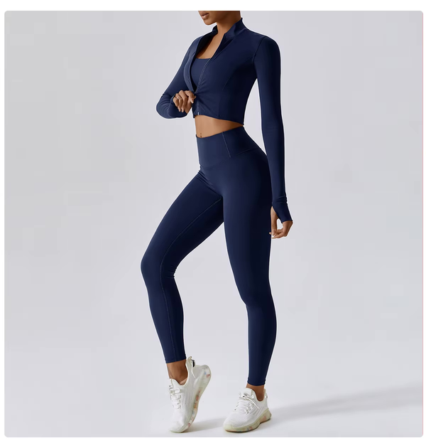 Ensemble de sport femme en 2 pièces - activewear sculptant pour l'entraînement et le yoga