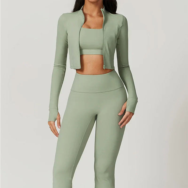 Ensemble de sport femme en 2 pièces - activewear sculptant pour l'entraînement et le yoga
