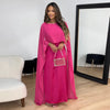 Robe maxi en satin - élégante robe longue pour femme