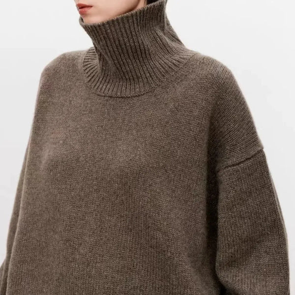 Pull haut de gamme en maille douce pour femmes - tricot premium pour un style décontracté et de bureau