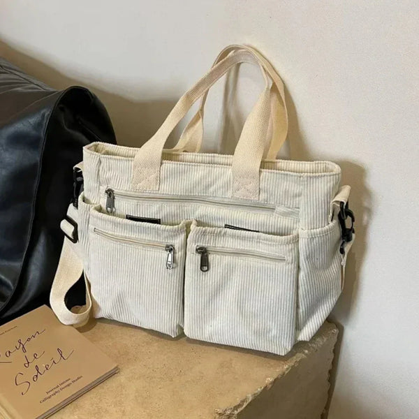 Sac à épaule pour femmes - tote chic en cordes - un compagnon robuste pour le travail et les loisirs