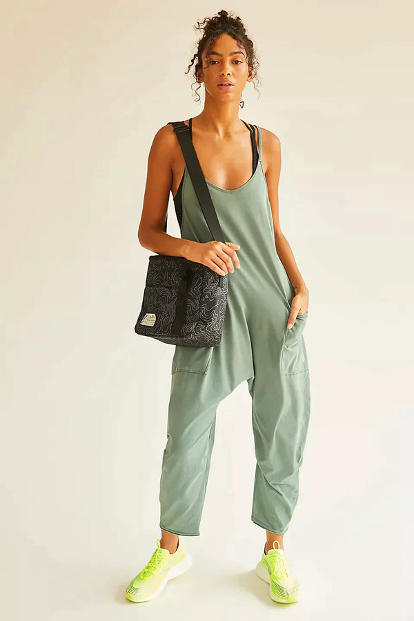 Salopette femme décontractée - dungarees larges et confortables avec poches pour vos sorties casual - tenue effortless toute la journée