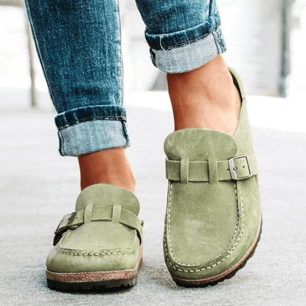 Mocassins femme décontractés - des slip-ons en daim cosy pour un style quotidien