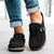 Mocassins femme décontractés - des slip-ons en daim cosy pour un style quotidien