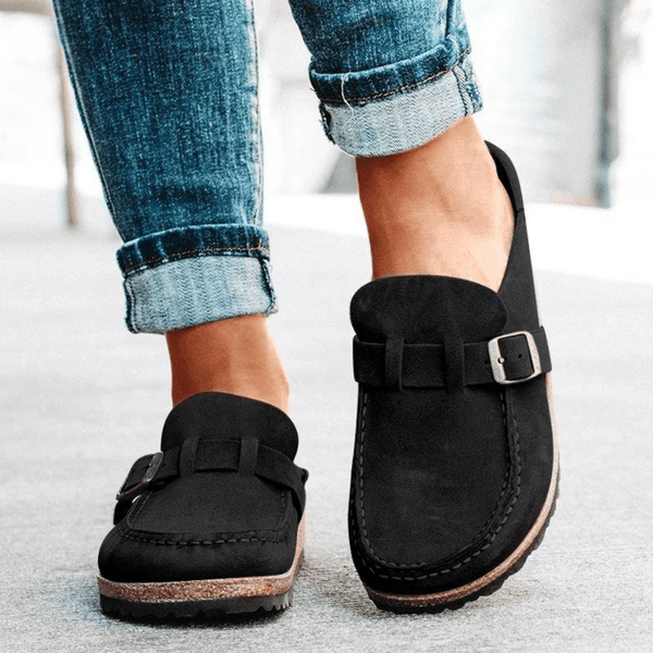 Mocassins femme décontractés - des slip-ons en daim cosy pour un style quotidien