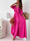 Robe maxi femme à épaules dénudées - élégante robe de soirée pour des occasions spéciales