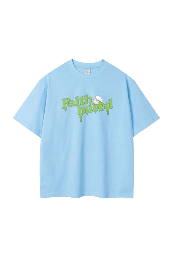 T-shirt oversize femme - coupe décontractée avec impression graphique style la foi pour un style quotidien