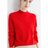 Pull en maille douce pour femme - jumper haut de gamme au col roulé pour casual et bureau - tricot chic et pour tous les jours