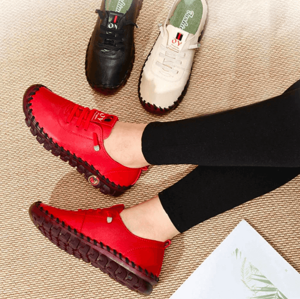 Baskets lacées décontractées pour femmes - chaussure légère et agréable