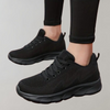 Baskets noires - sneakers respirants et douillets pour femmes