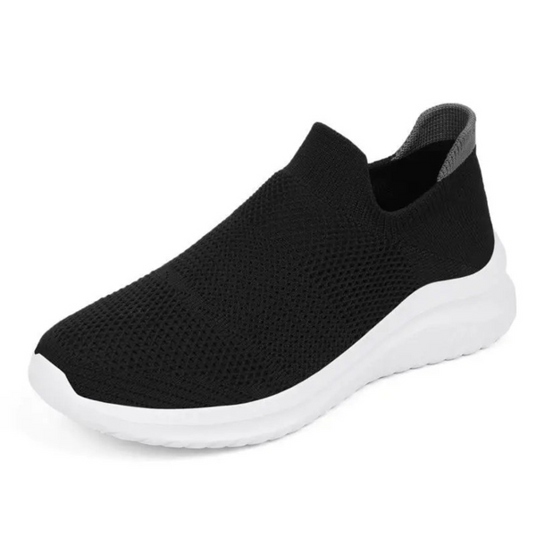 Baskets slip-on pour femmes - chaussures tricotées respirantes et douces